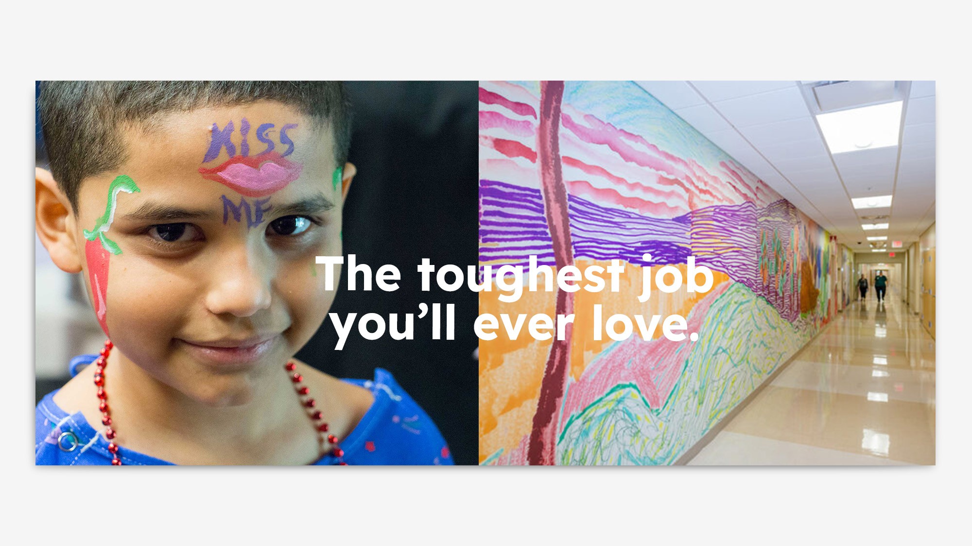 Collage of PCH healthcare employees with children patients