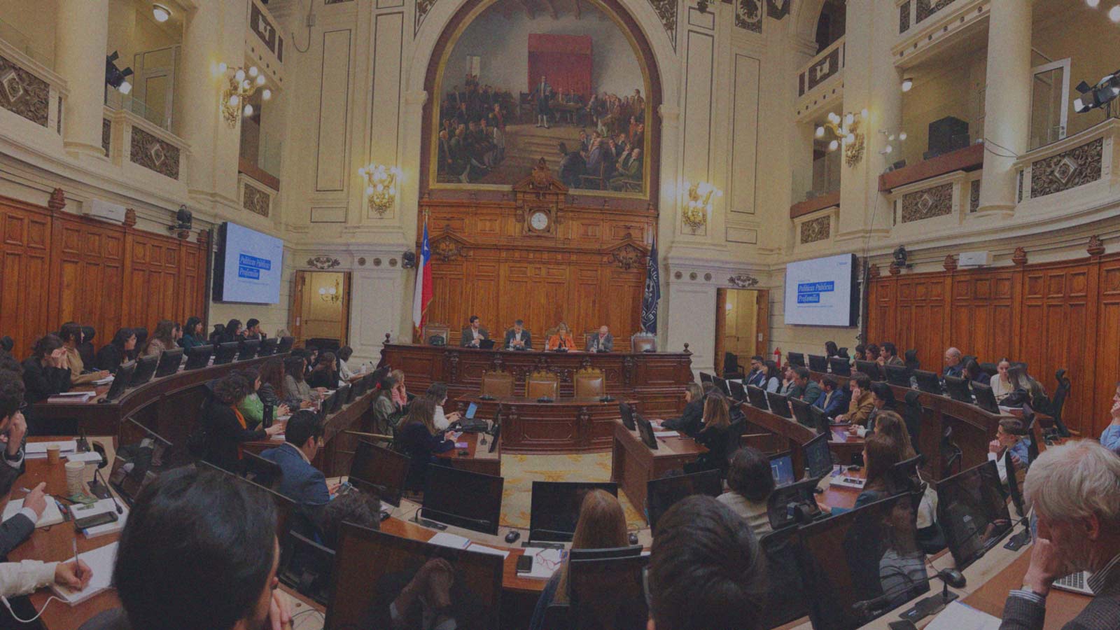 Foto de salón del ExCongreso donde se desarrolló el Congreso de Políticas Públicas Profamilia organizado por IdeaPaís.