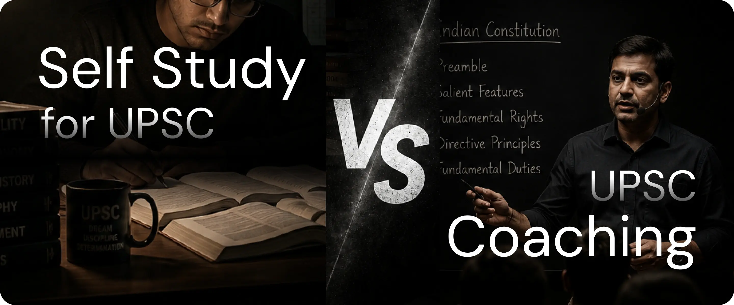 UPSC Self Study vs Coaching