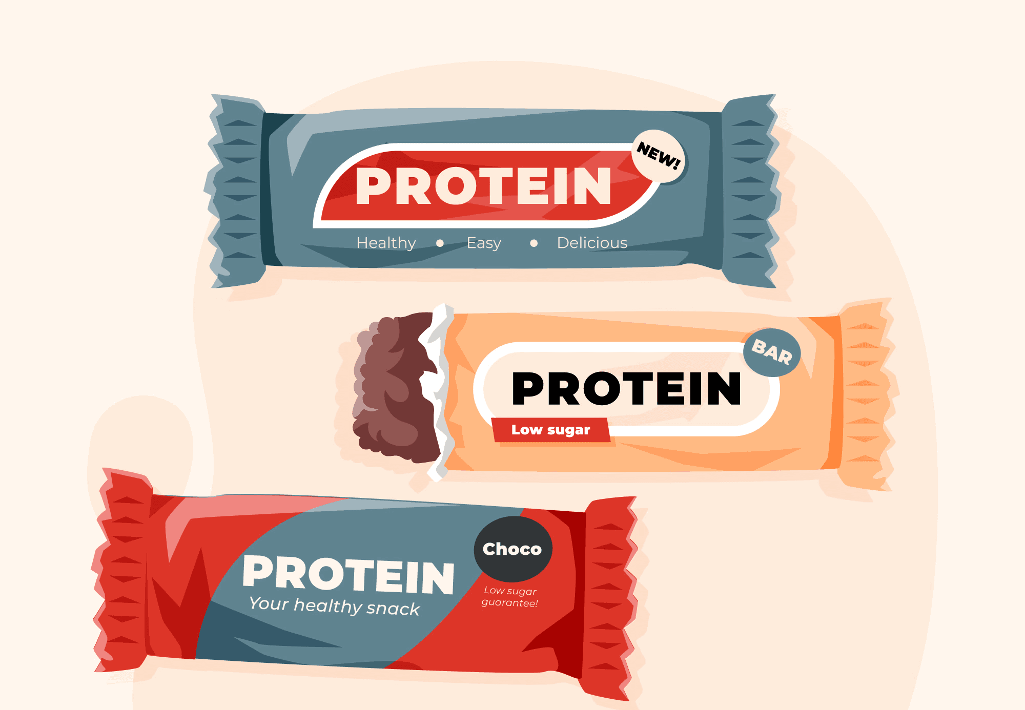 picture showing protein bars