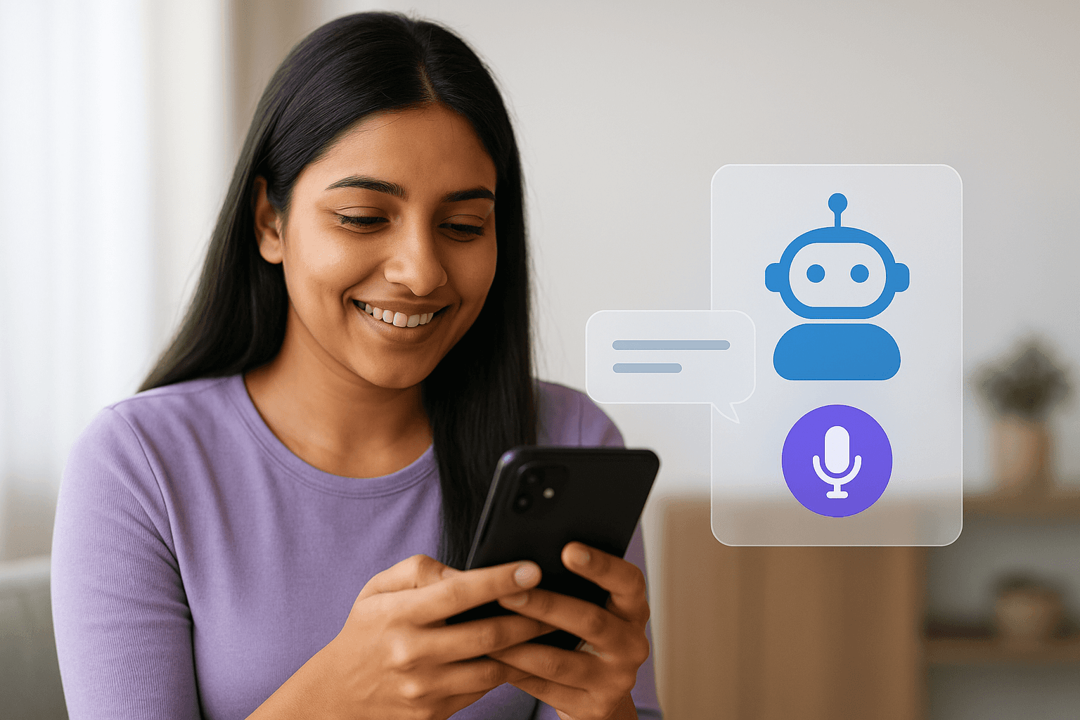 Multimodal input and voice-first interaction