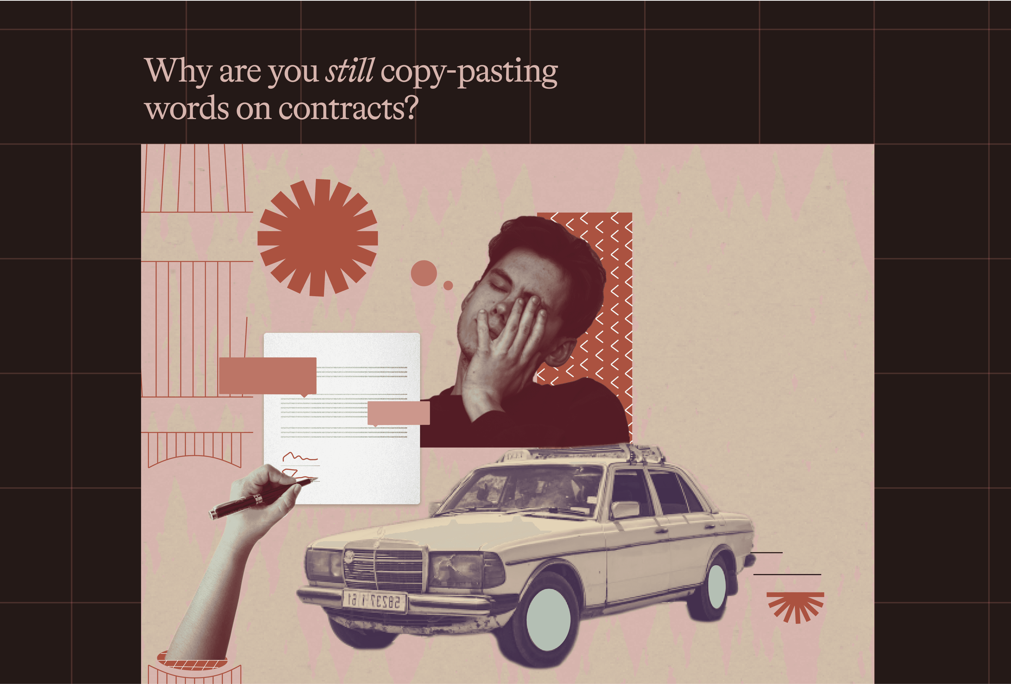 Collage visual for editorials