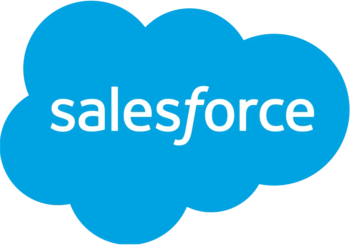 Logo Salesforce CRM automatisé par Vision IA, agence d'automatisation