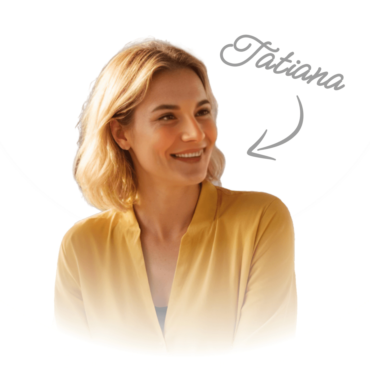 Smiling business professional in a navy suit and tie posing with confidence.