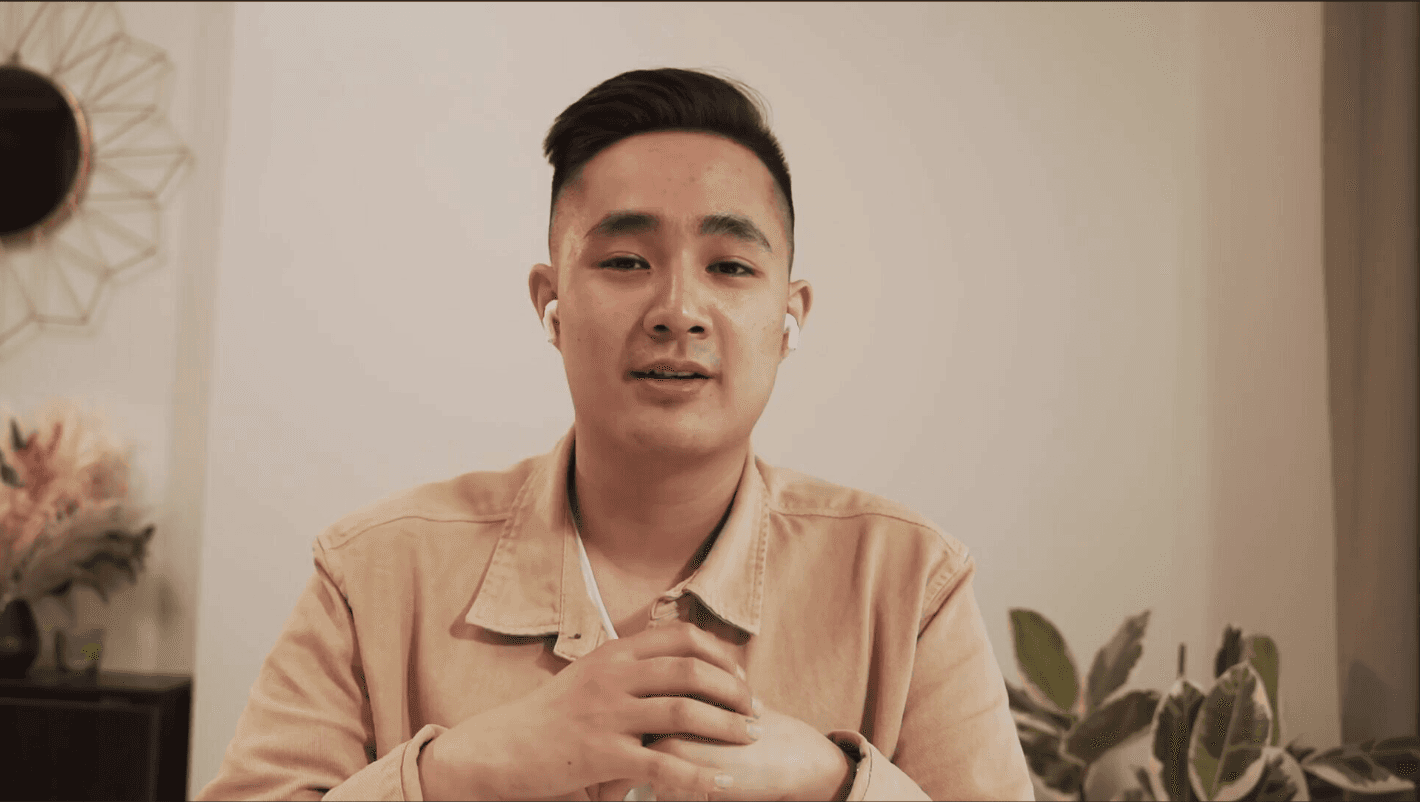 Portrait of a young man, client testimonial