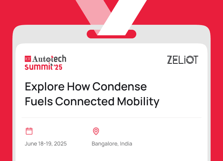 Explore how Condense fuels connected mobility - ET Autotech summit 2025