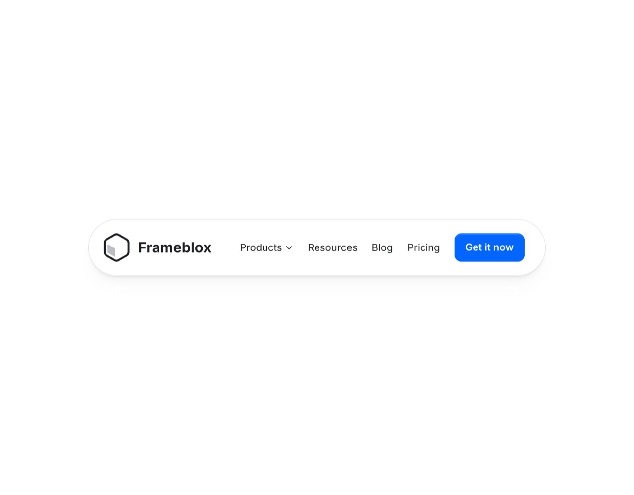 Framer Navigation Section - Frameblox UI