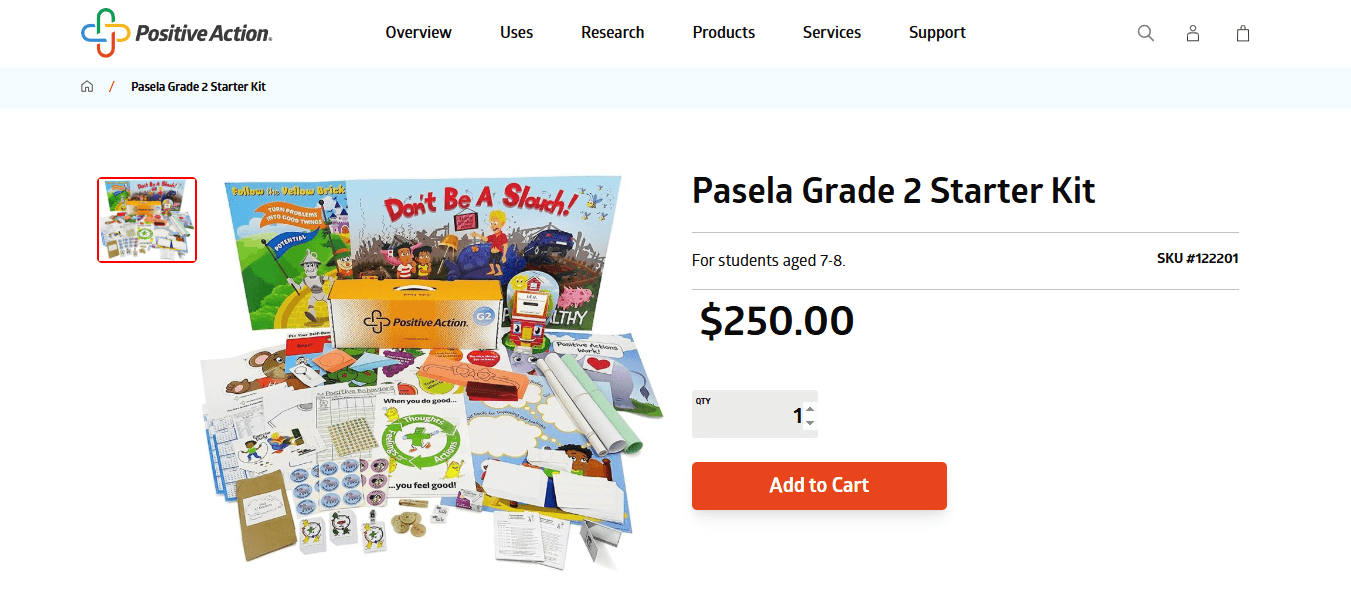 Positive Action Grade 2 Kit