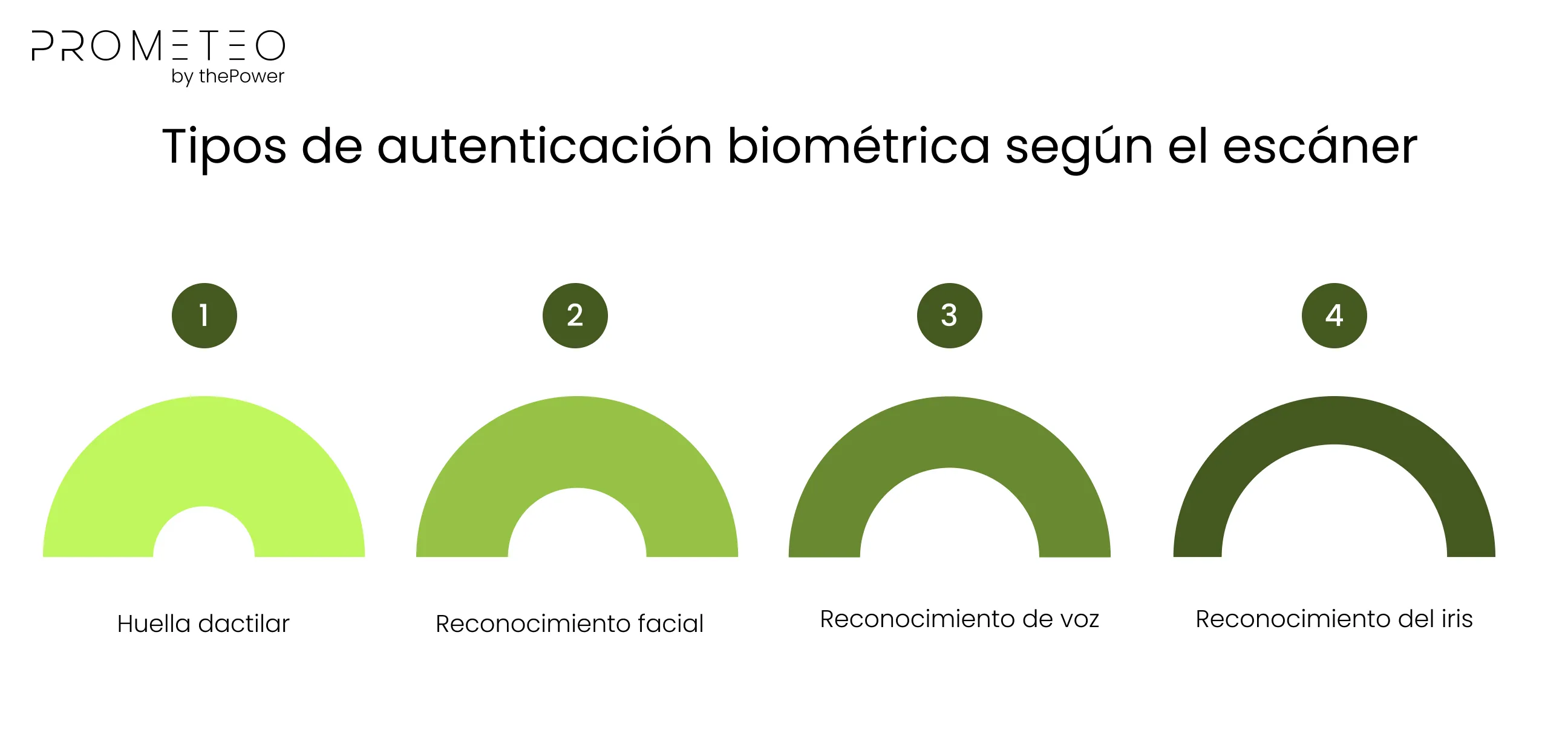 Tipos de autenticación biométrica según el escáner