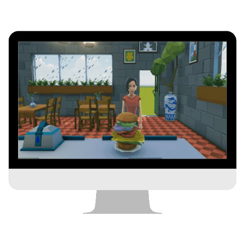 Abstract metalic shape