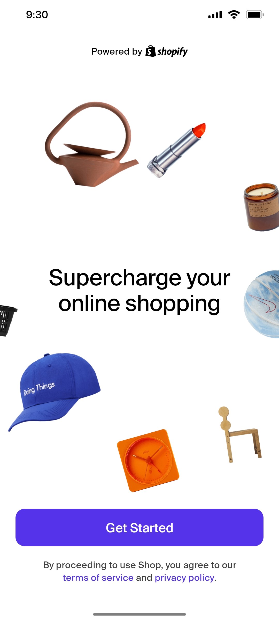 Shop App Supercharge Screen