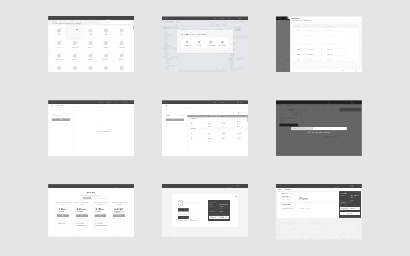 Wireframes