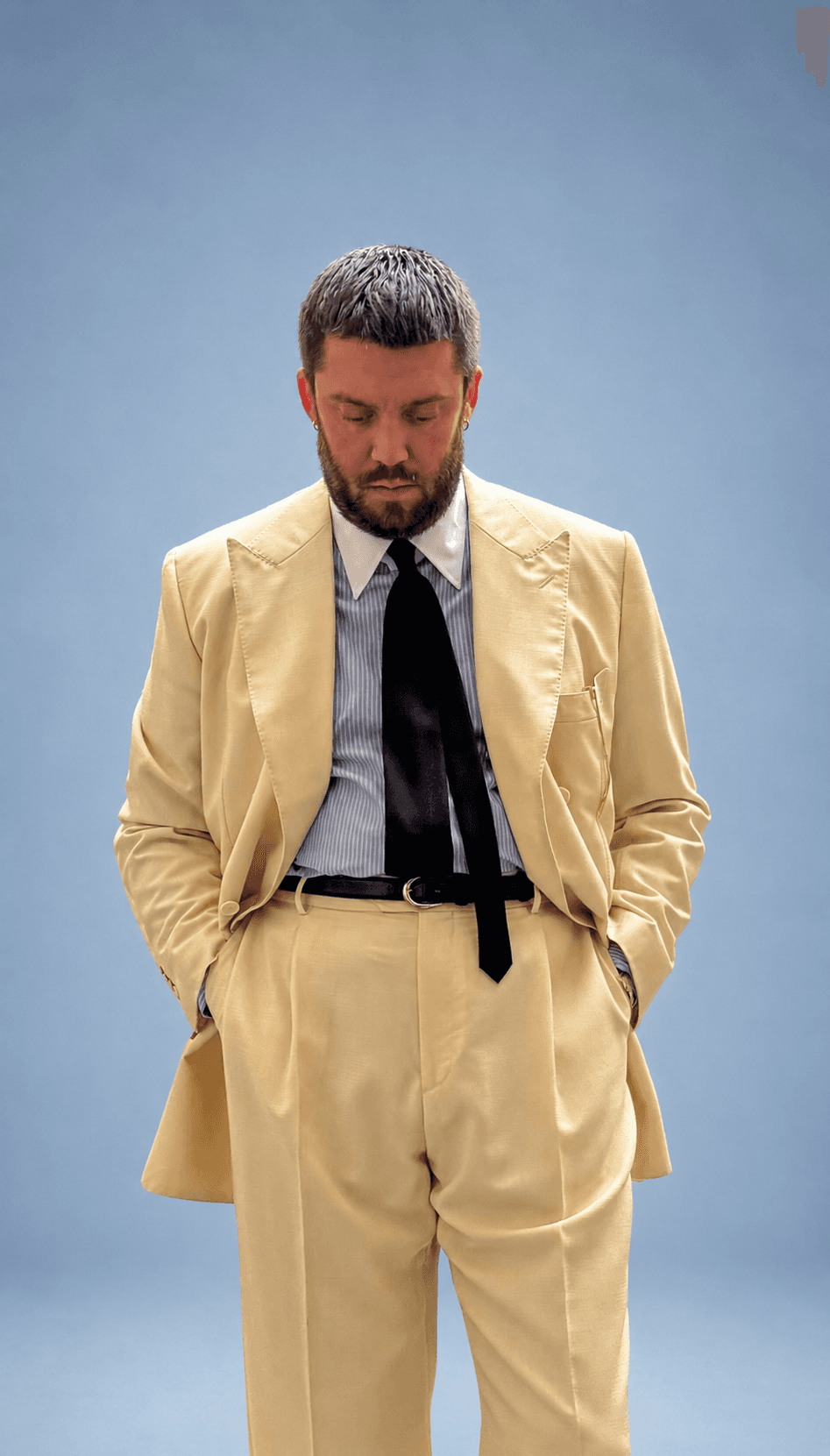 Editorial formalwear look for event styling