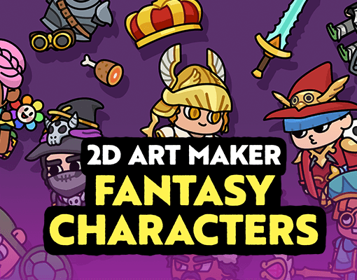 2D ART MAKER – FANTASY CHARACTER by LAYERLAB (LayerLab, layerlab) – design stunning fantasy-style 2D characters for your game. Available now on LayerStore.