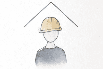 Pictogramme : coordination du chantier