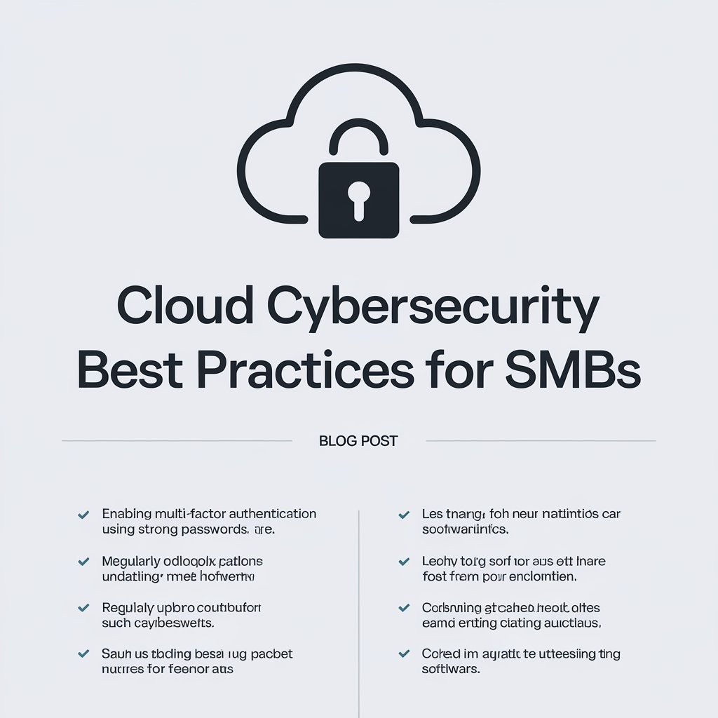 Cloud cybersecurity best practices for SMBs blogpost