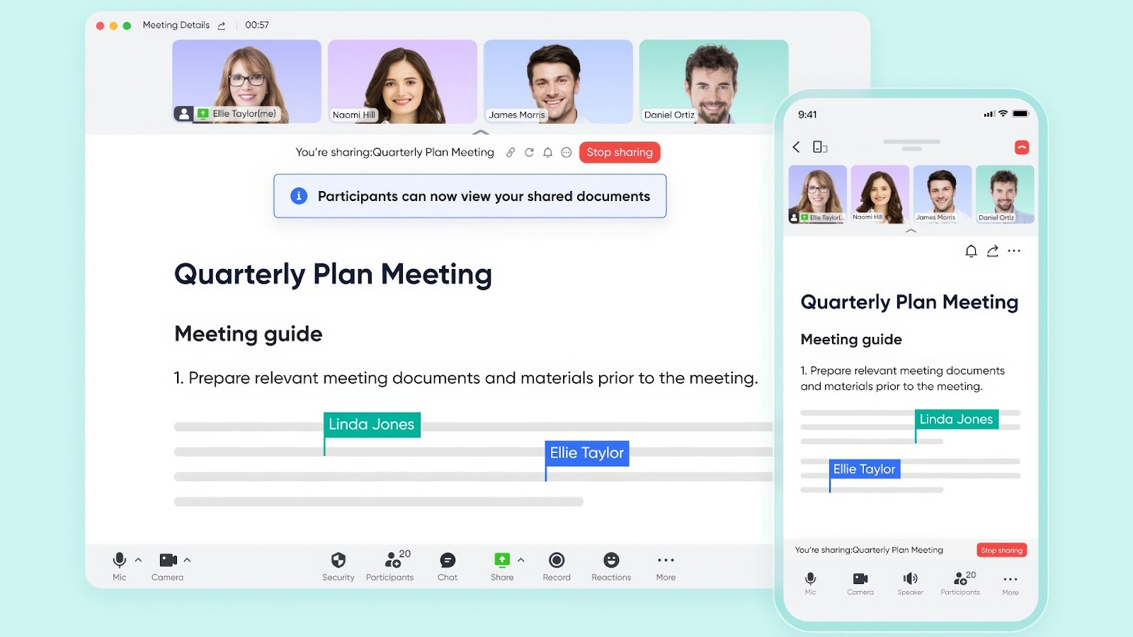 Lark's smart meetings with AI-powered minutes