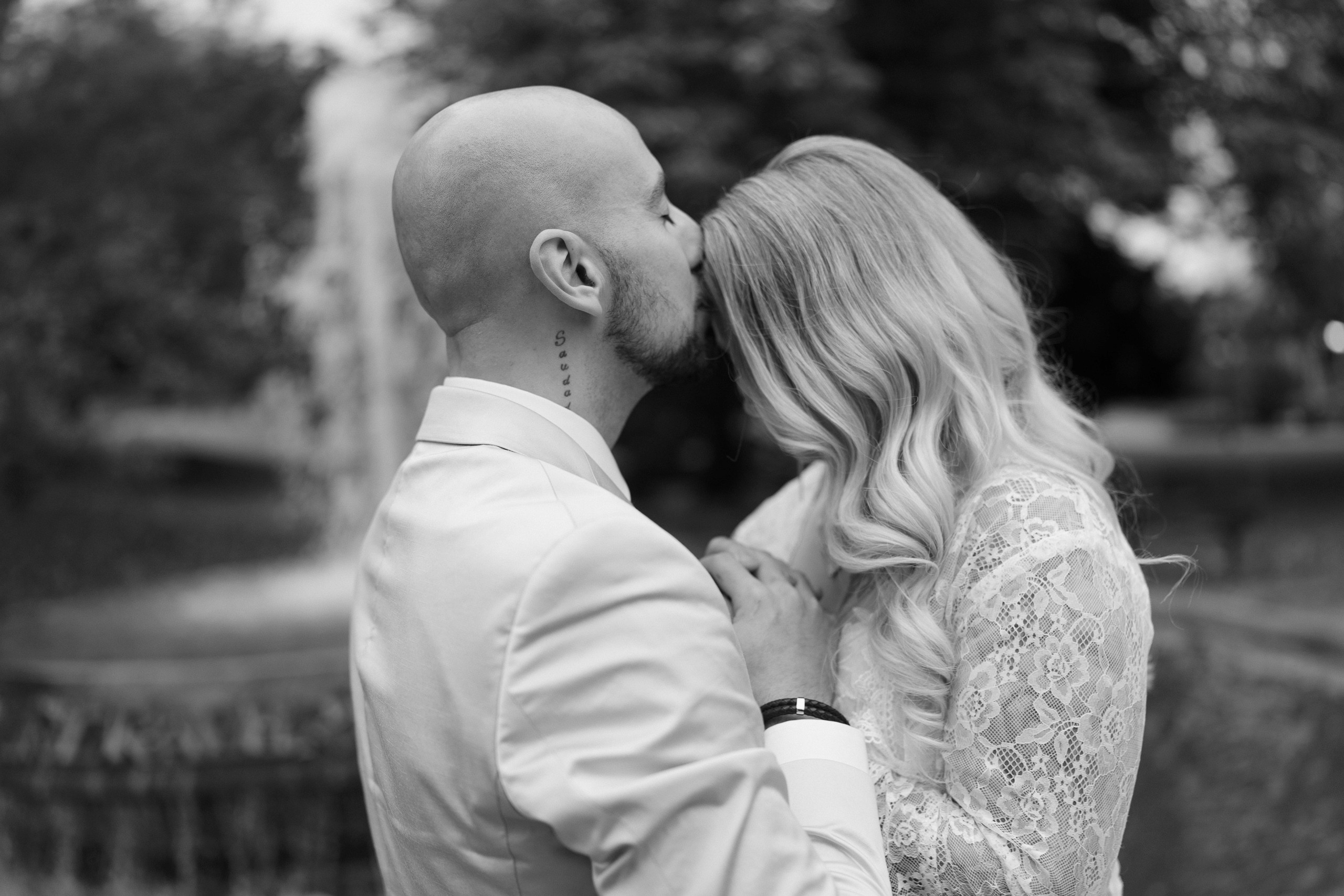 a woman with flowers