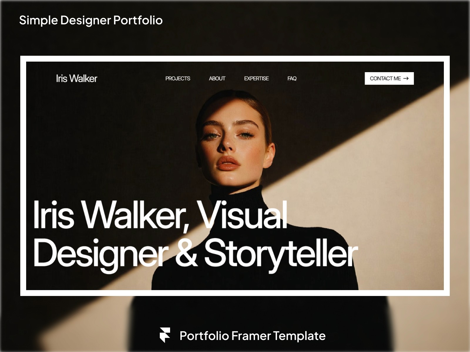 Portfolioz — 极简专业作品集网站设计灵感