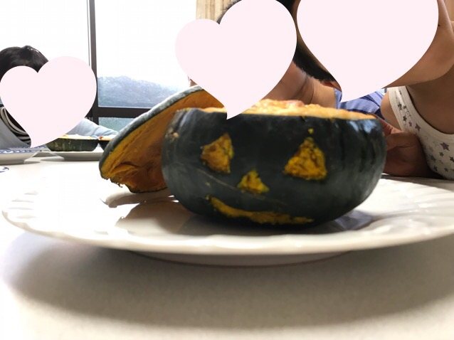 ハロウィン かぼちゃグラタン