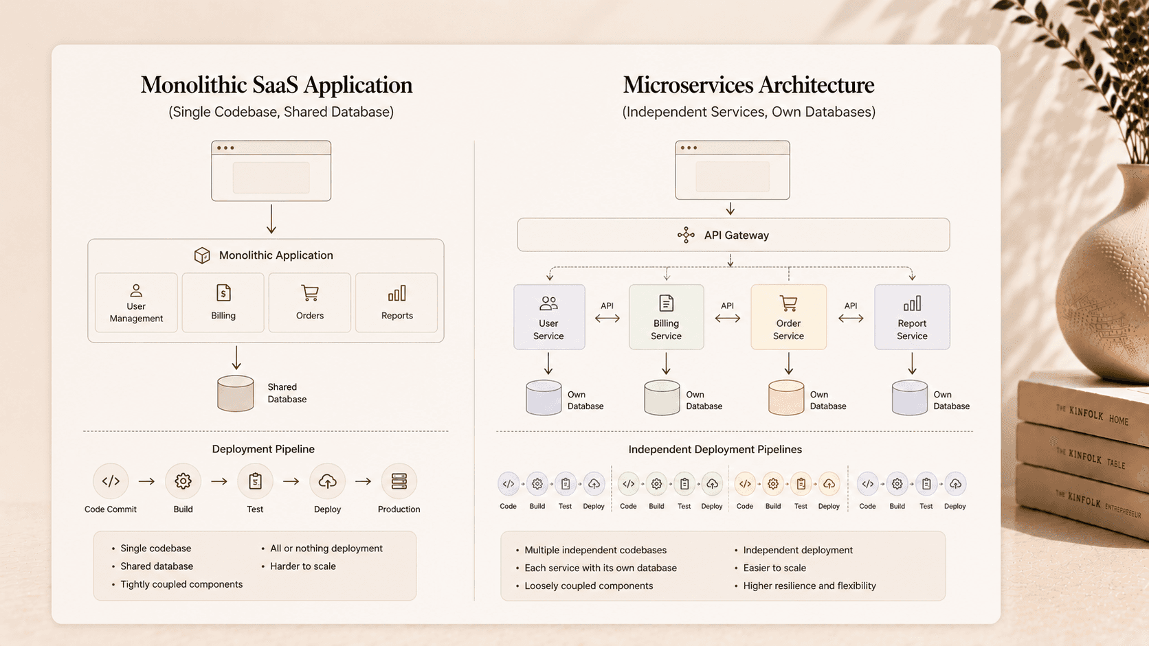 Microservices Saas Architecture Vs Monolithic Saas Application