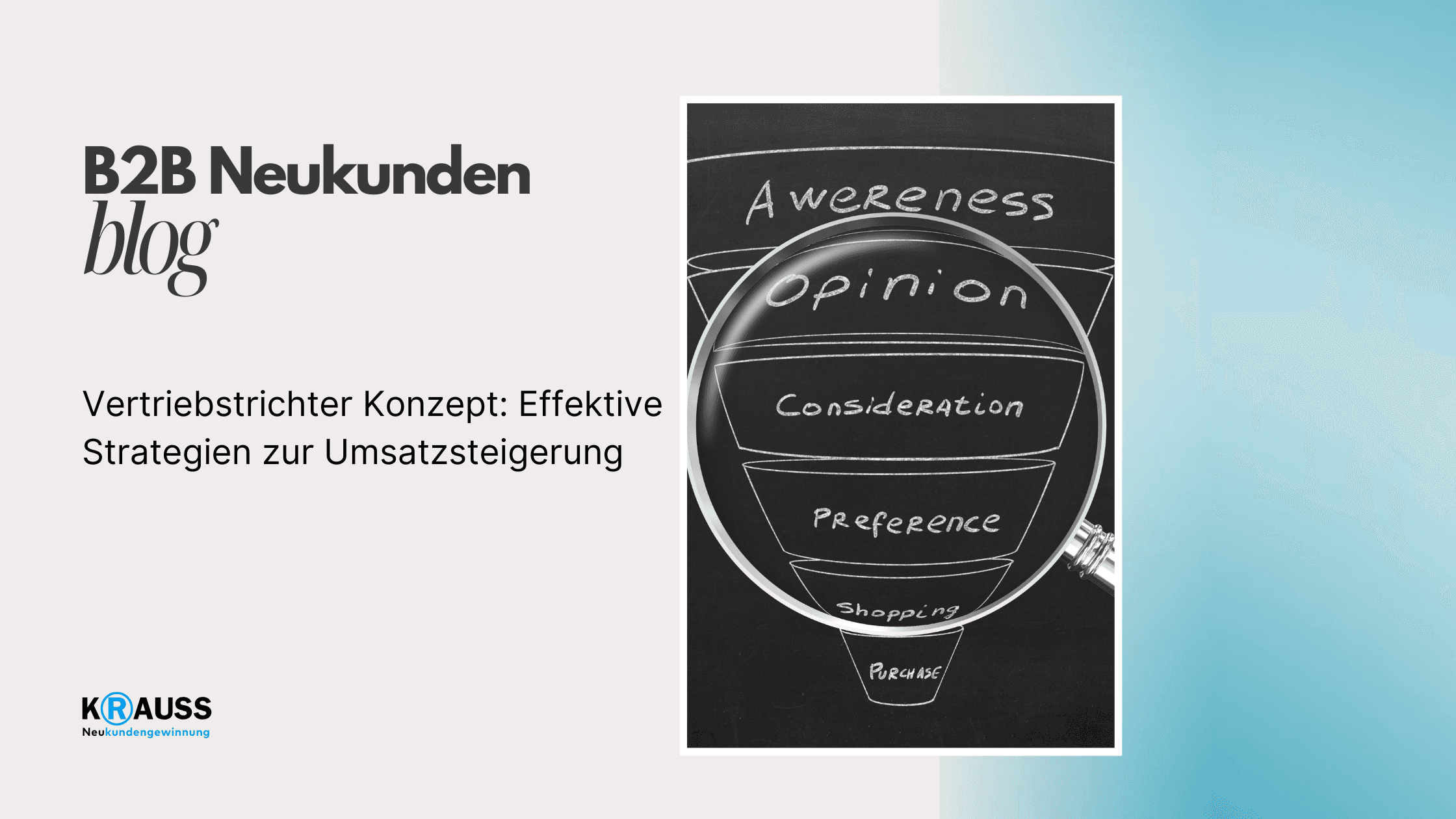 Vertriebstrichter Konzept: Effektive Strategien zur Umsatzsteigerung