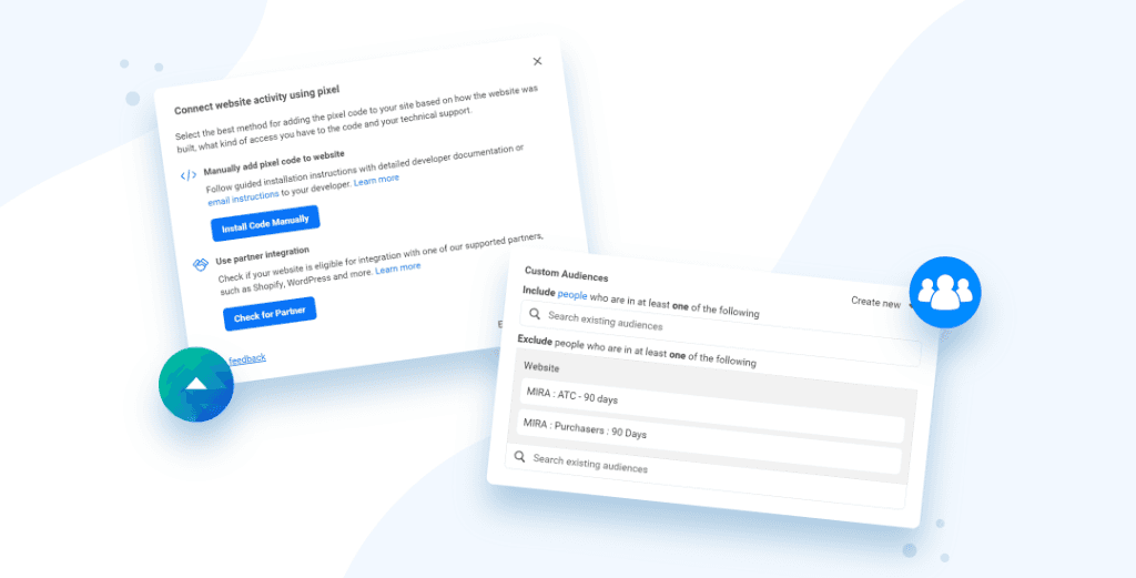 Meta Ads audience exclusions.