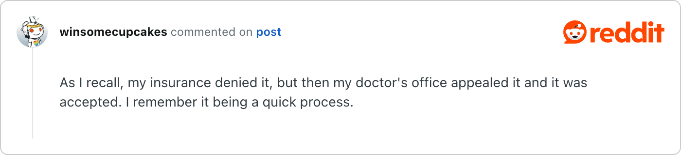 Post on Reddit