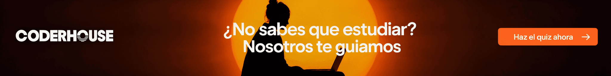 Imagen promocionando quiz gratis de Coderhouse para encontrar tu formación.