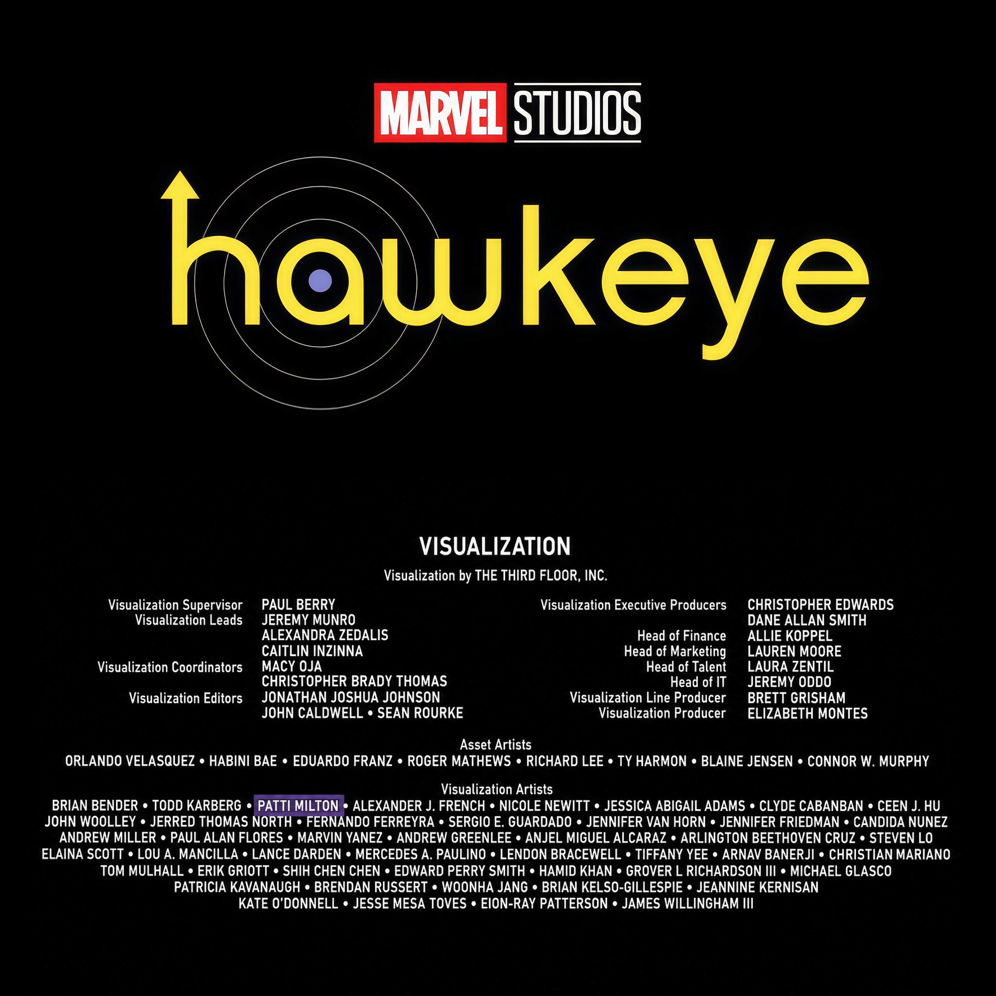 Hawkeye Credits
