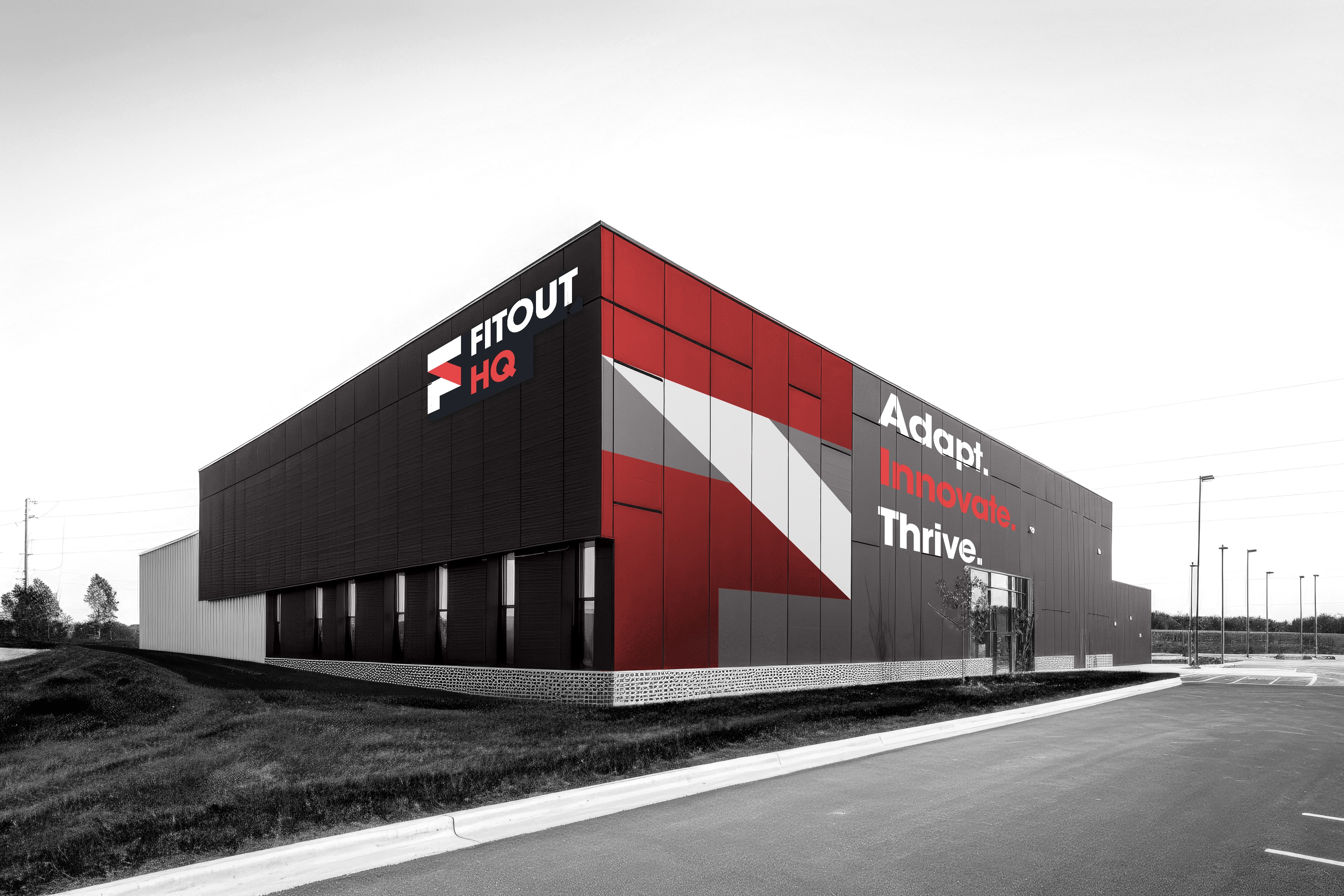Fitout HQ Wearhouse Branding image