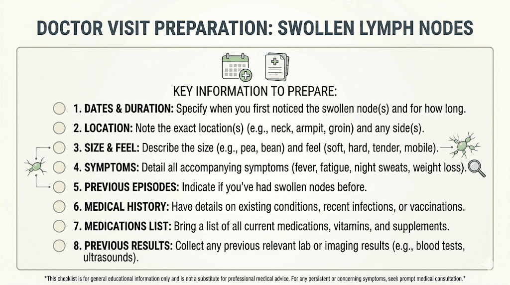 What to tell your doctor about swollen lymph nodes while taking semaglutide
