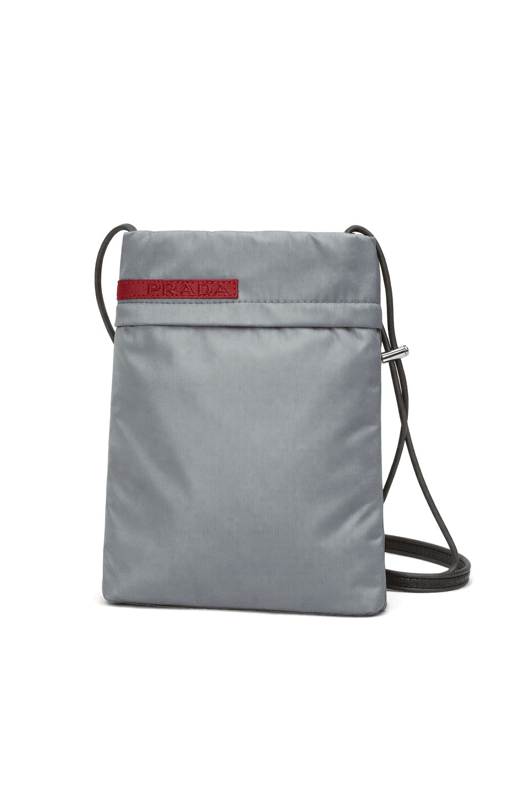Grey Nylon Cross Body Bag