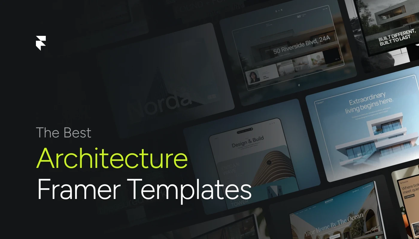 Best Architecture Framer Templates