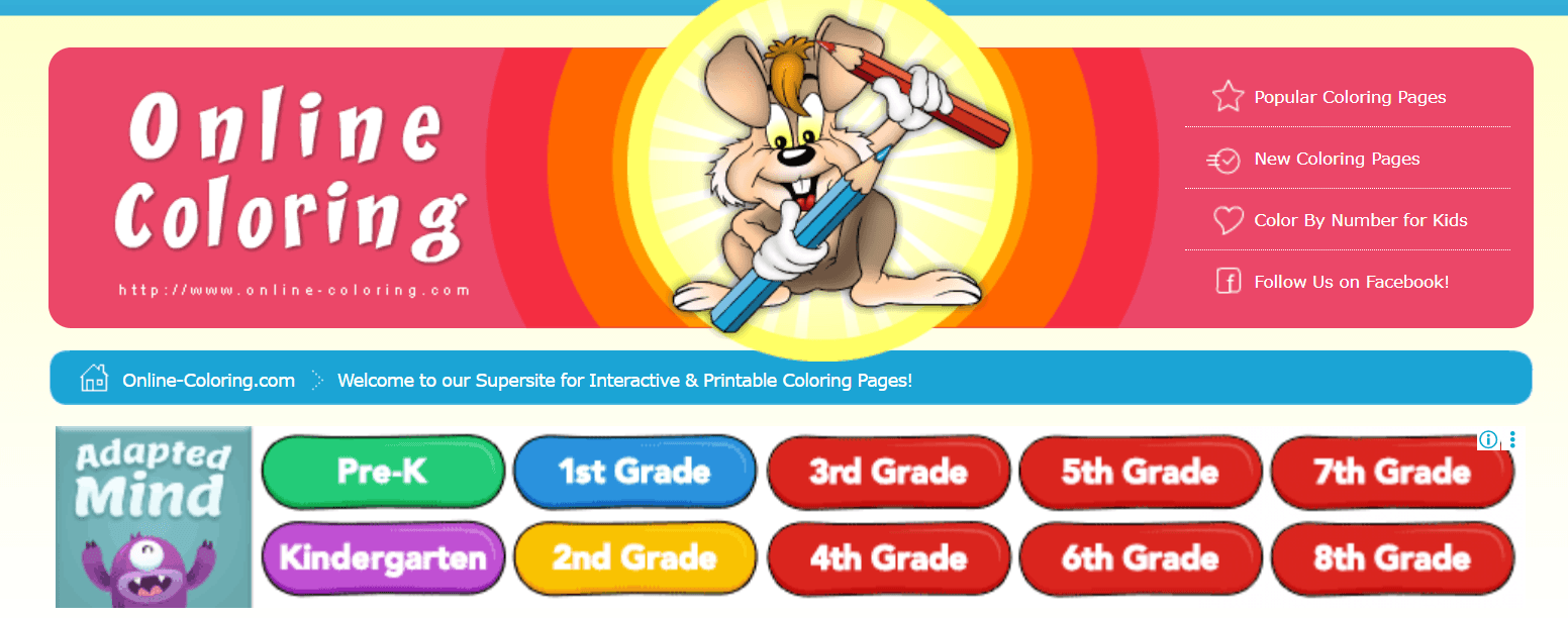 online coloring - Coloring Websites for Kids