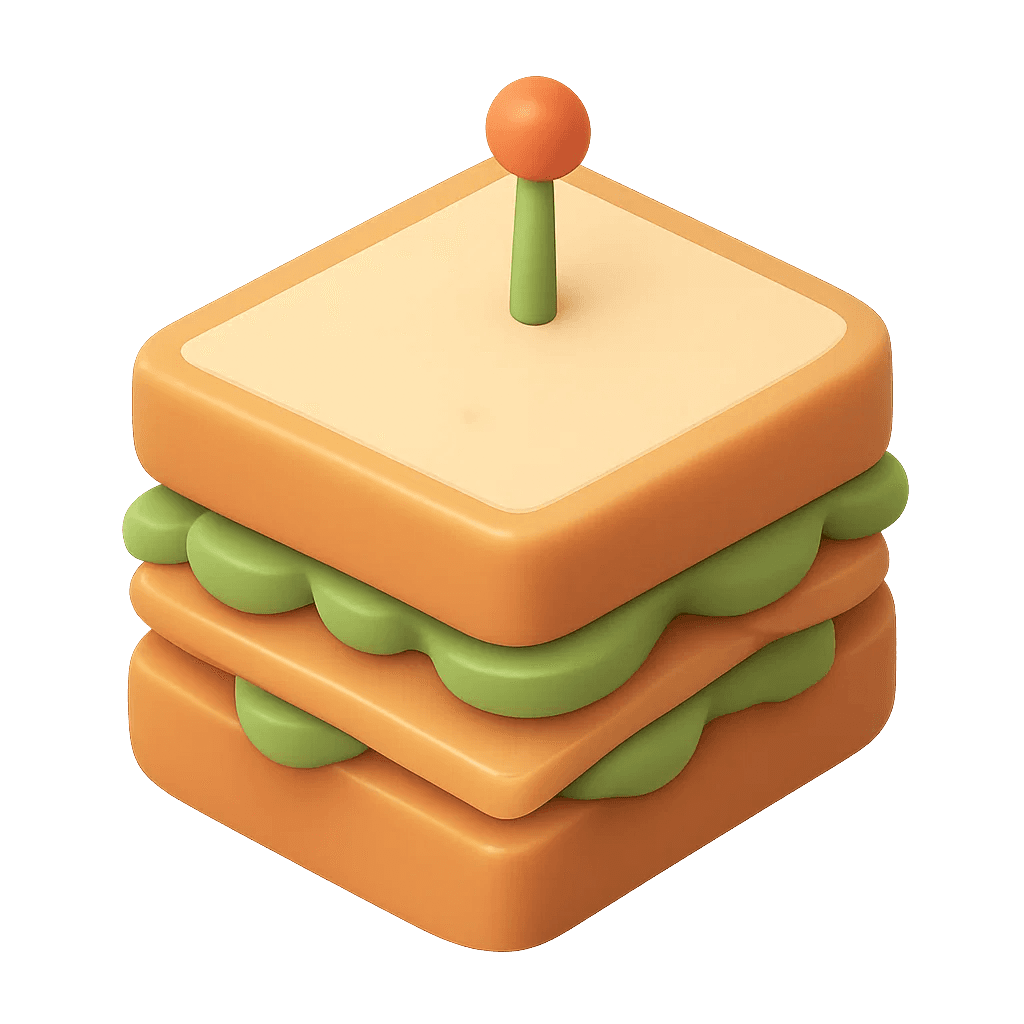 Sandwhich 3D Icon