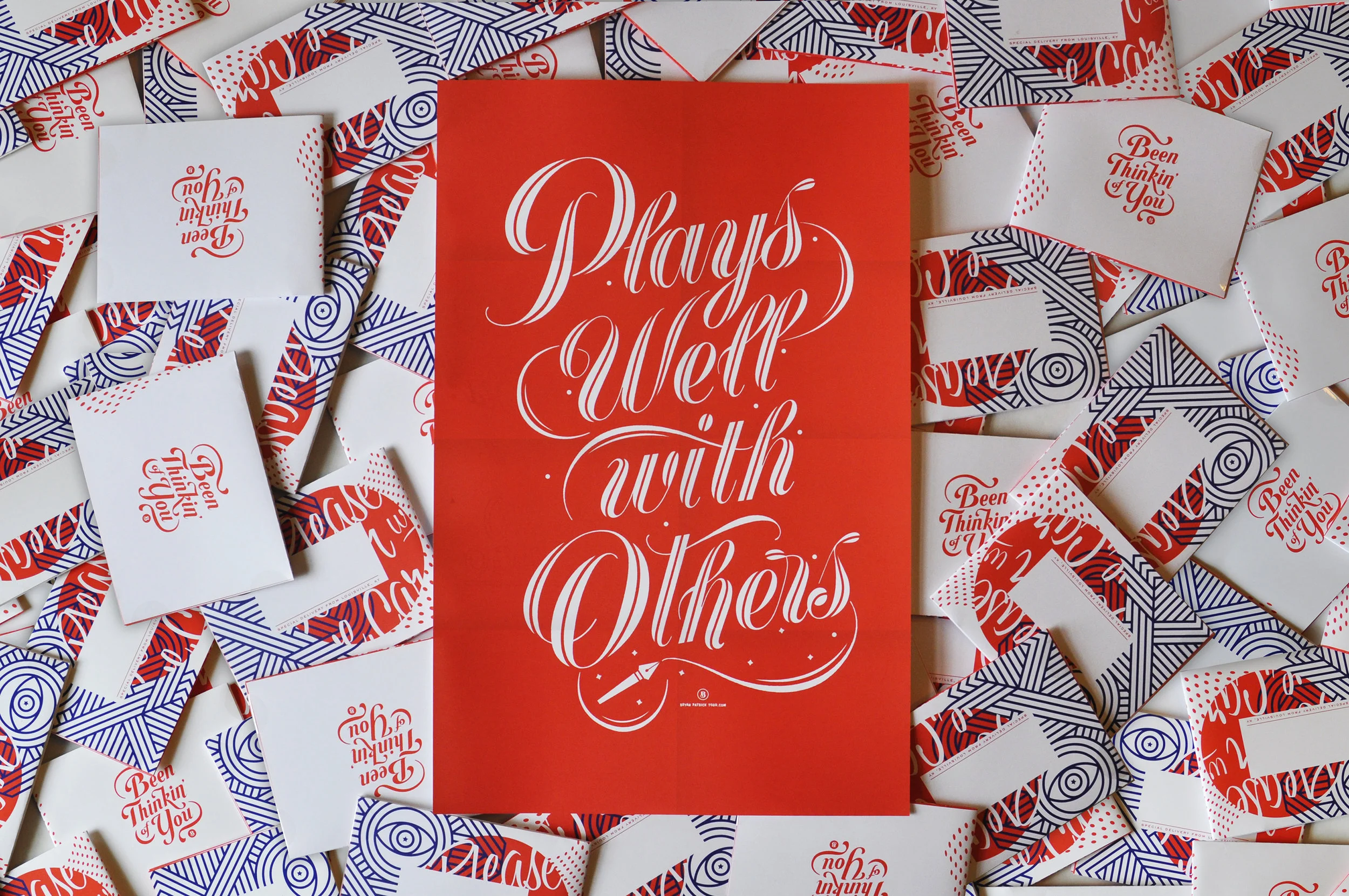 Pastel ice cream packaging design with retro typography on pink background