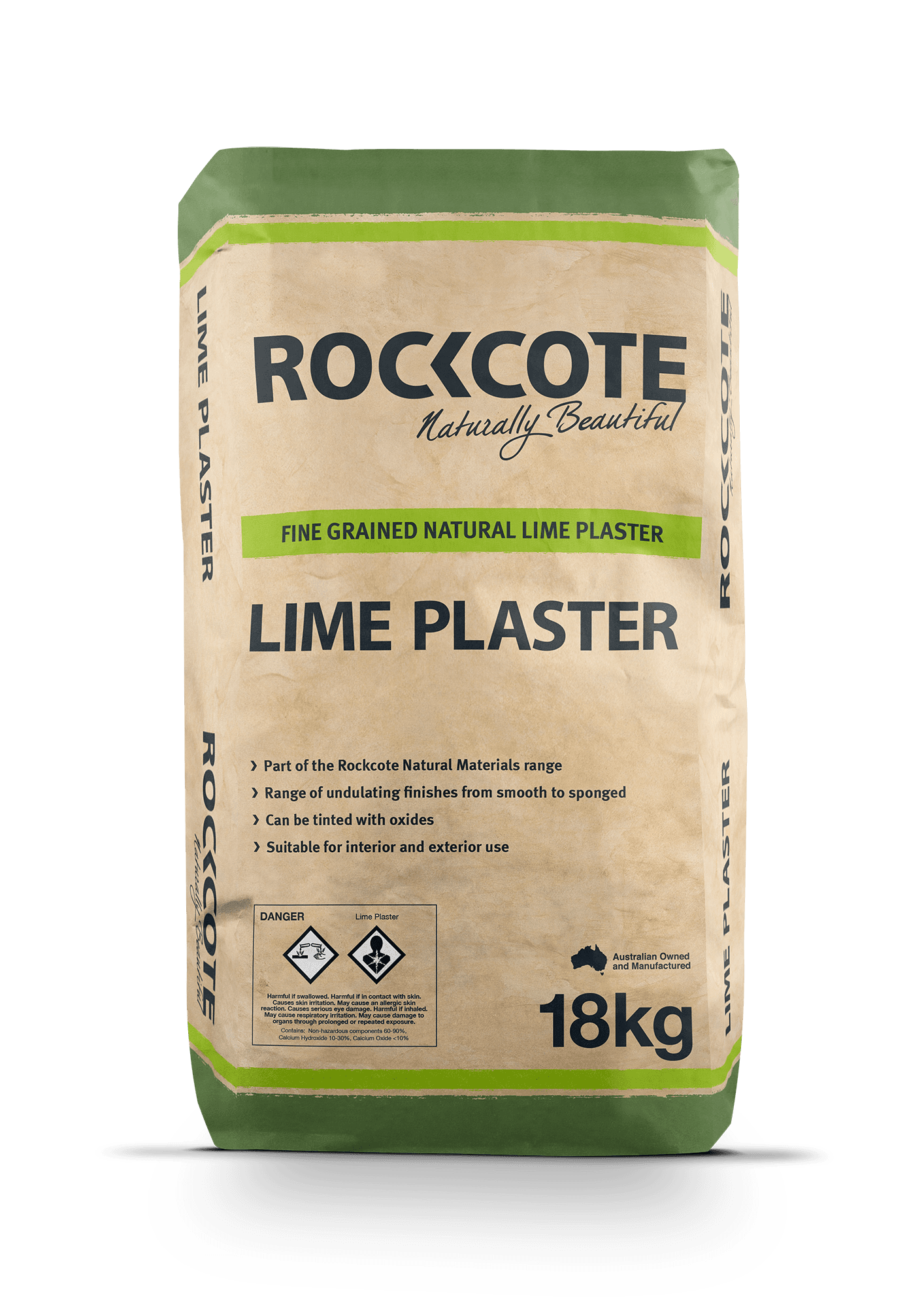 Rockcote lime plaster bag