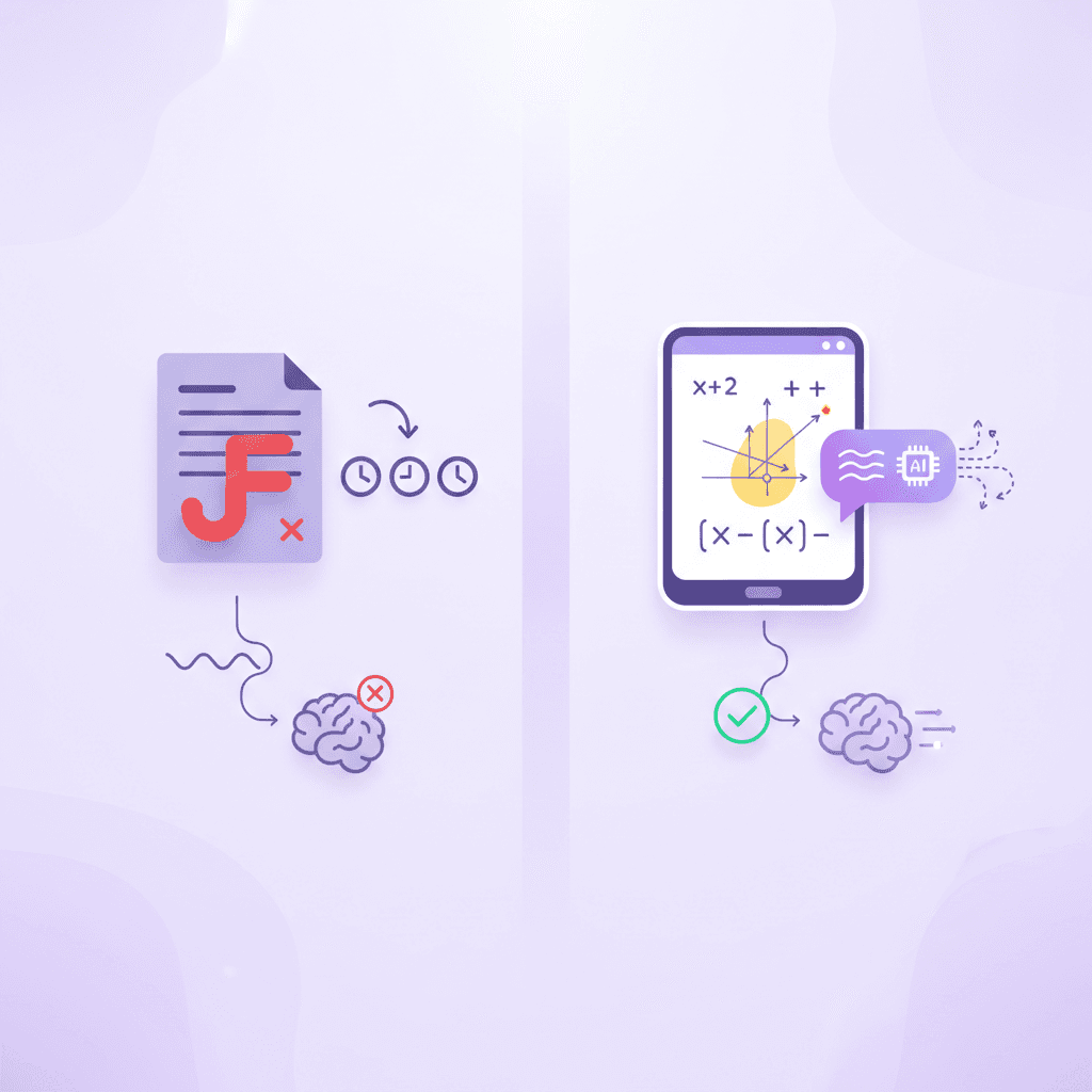 Comparison of delayed traditional grading versus real-time live AI tutoring feedback