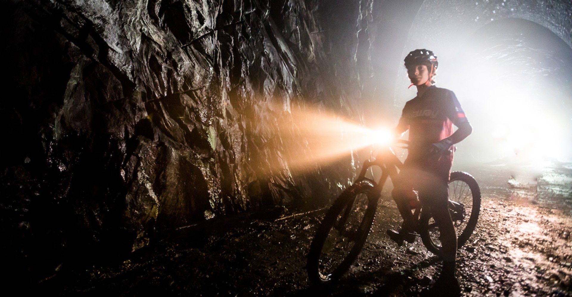 Biking in Blue Ridge Tunnel