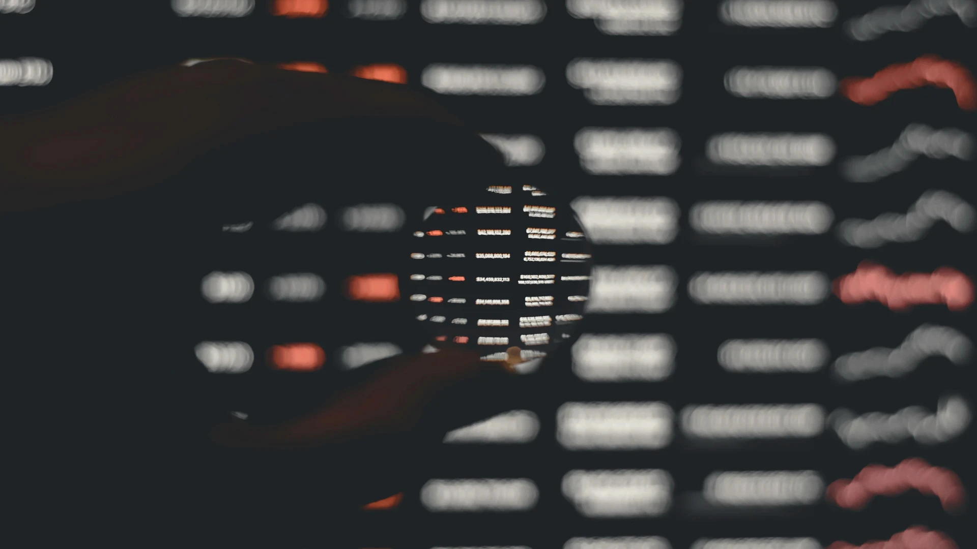person holding black and white round ornament