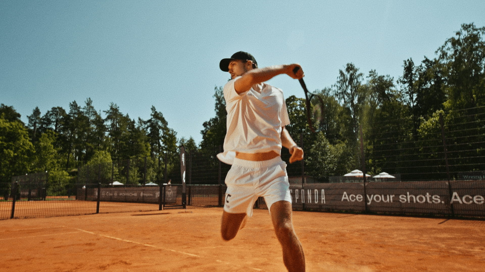 otto virtanen celsius man playing tennis hitting hard tennis match intense
