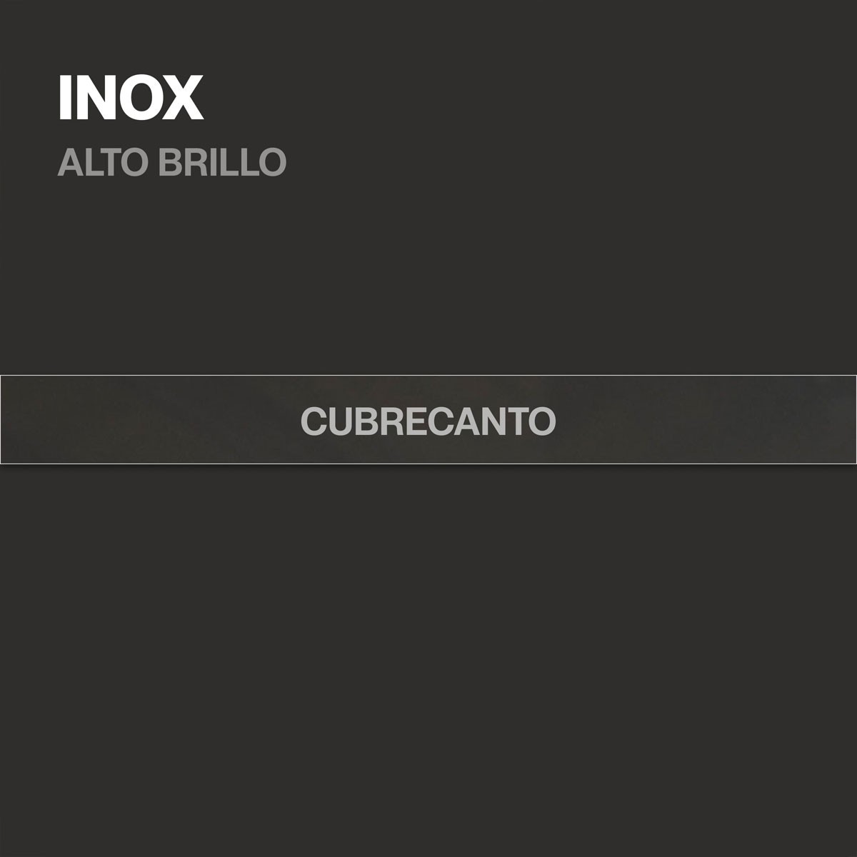 Rollo Cubrecanto Alto Brillo Inox | 100 MTS  