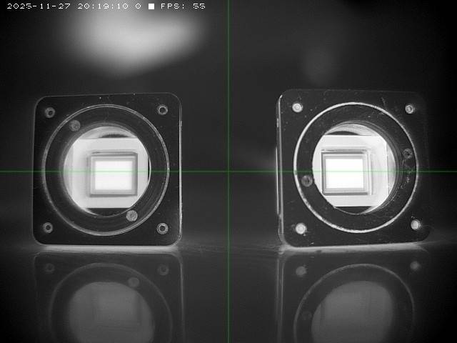 LWIR thermal capture — sensor cores on bench