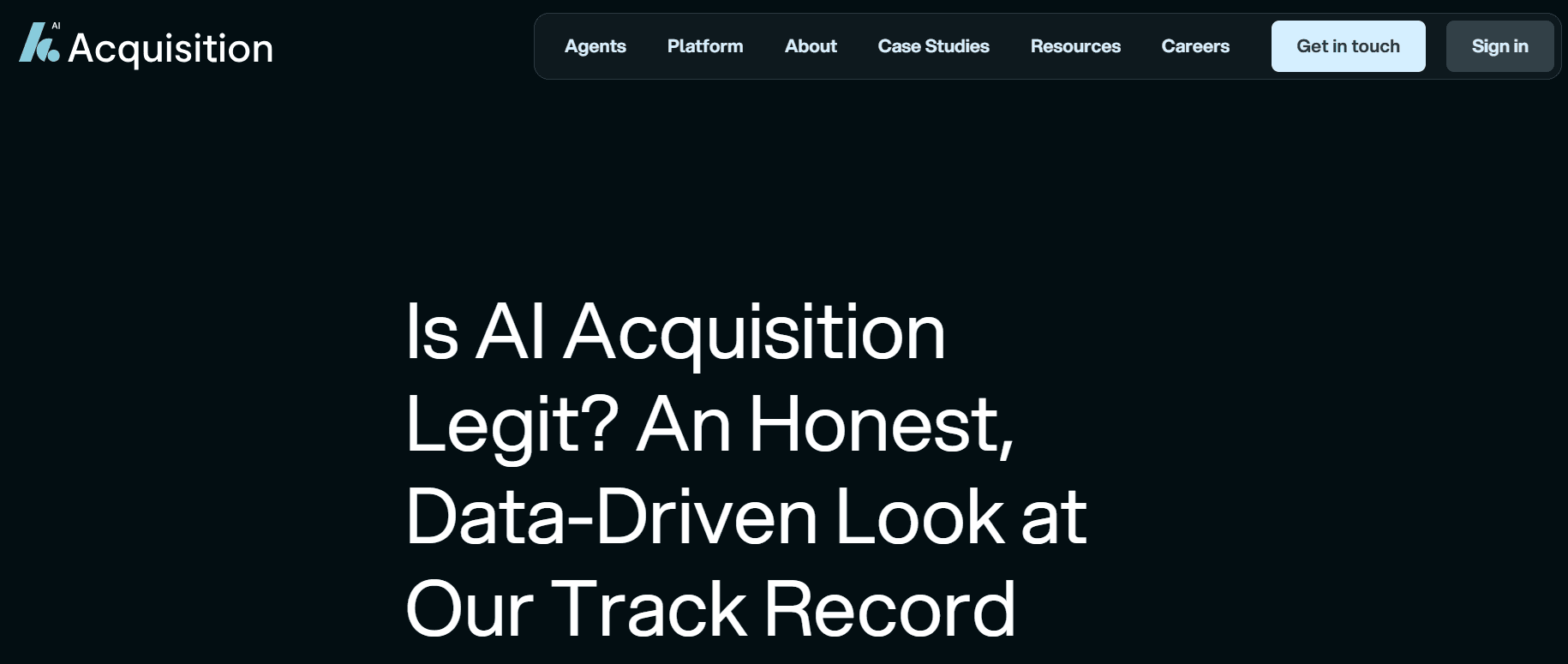 ai acquisition - Top AI Agents for Go-to-market Strategies