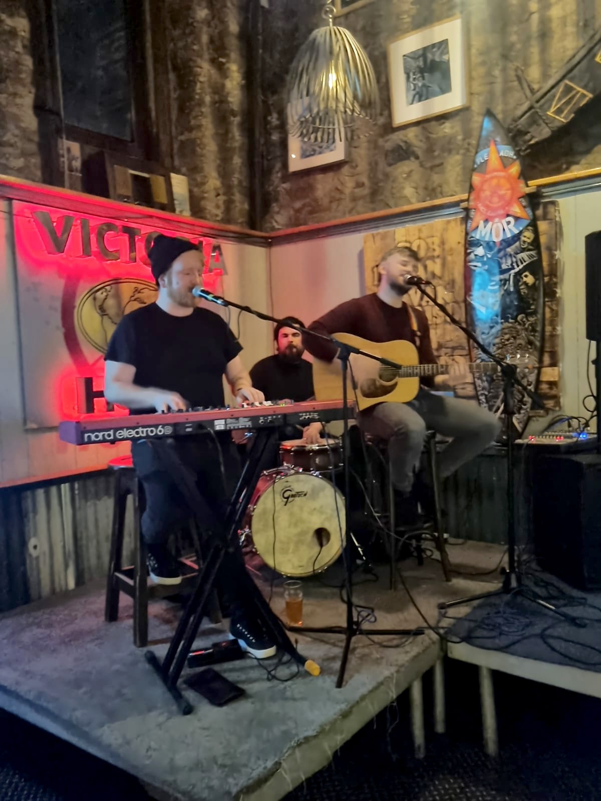 Live band photo at the Vic