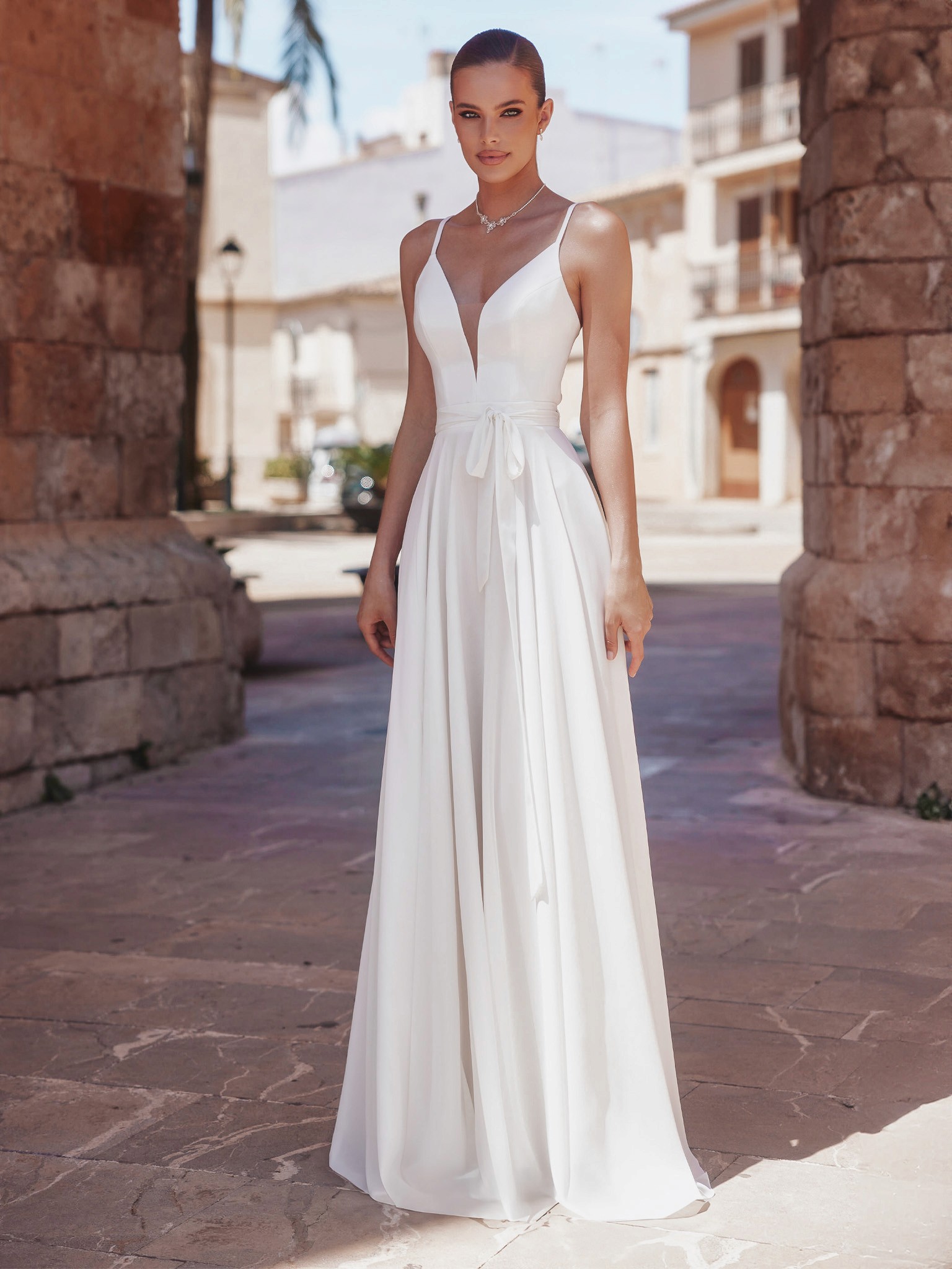 Eleganter Braut Zweiteiler mit Hose