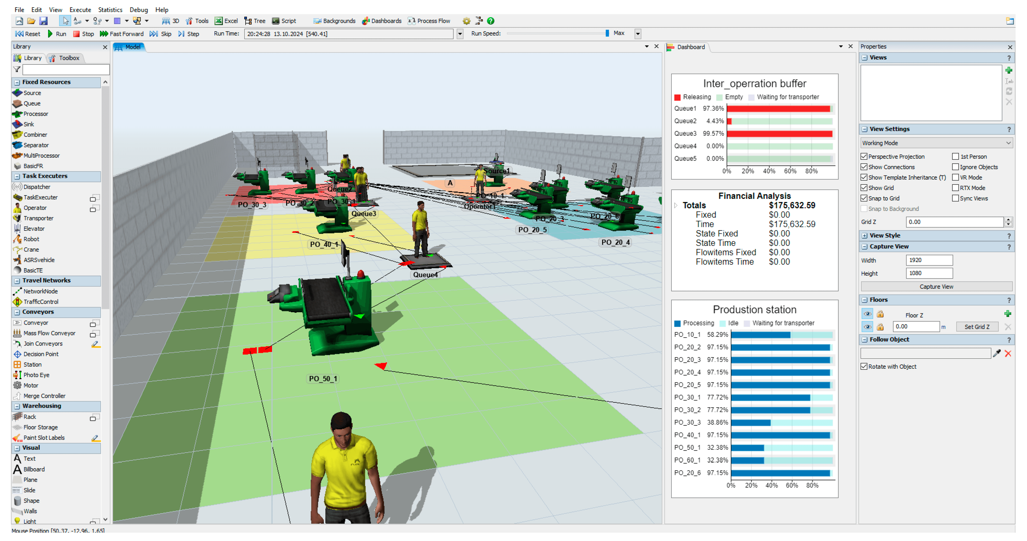 Analysis of Production Process Parameters Using Computer Simulation at the  Planning Stage