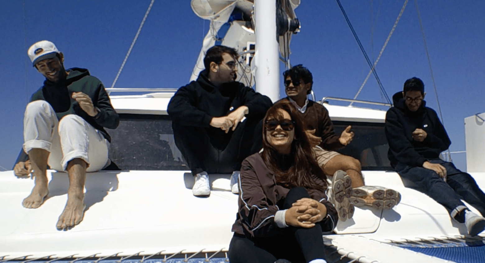 Console Team on a Boat