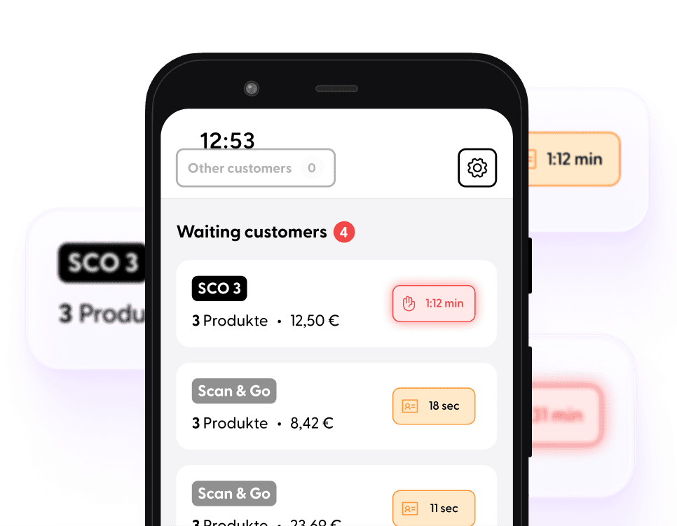 store location detection in a shopreme scan and go app